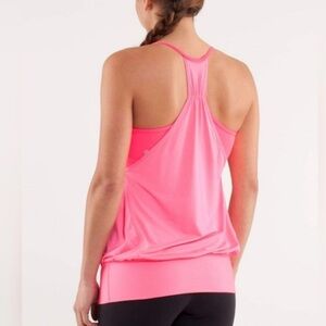 Lululemon no limits tank coral size 6